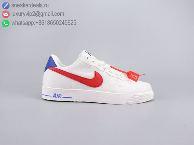 NIKE AIR FORCE 1 LOW AC WHITE RED BLUE UNISEX CANVAS SKATE SHOES